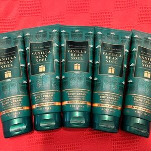 Bath & Body Works Vanilla Bean Noel Body Cream - Green & Gold